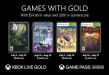 Xbox Games With Gold July 2022