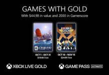 Xbox Games With Gold October